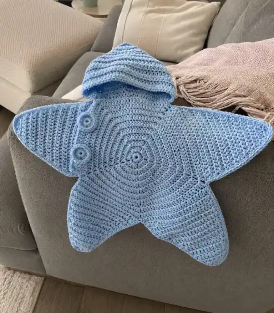Blue Baby Star Suit at home