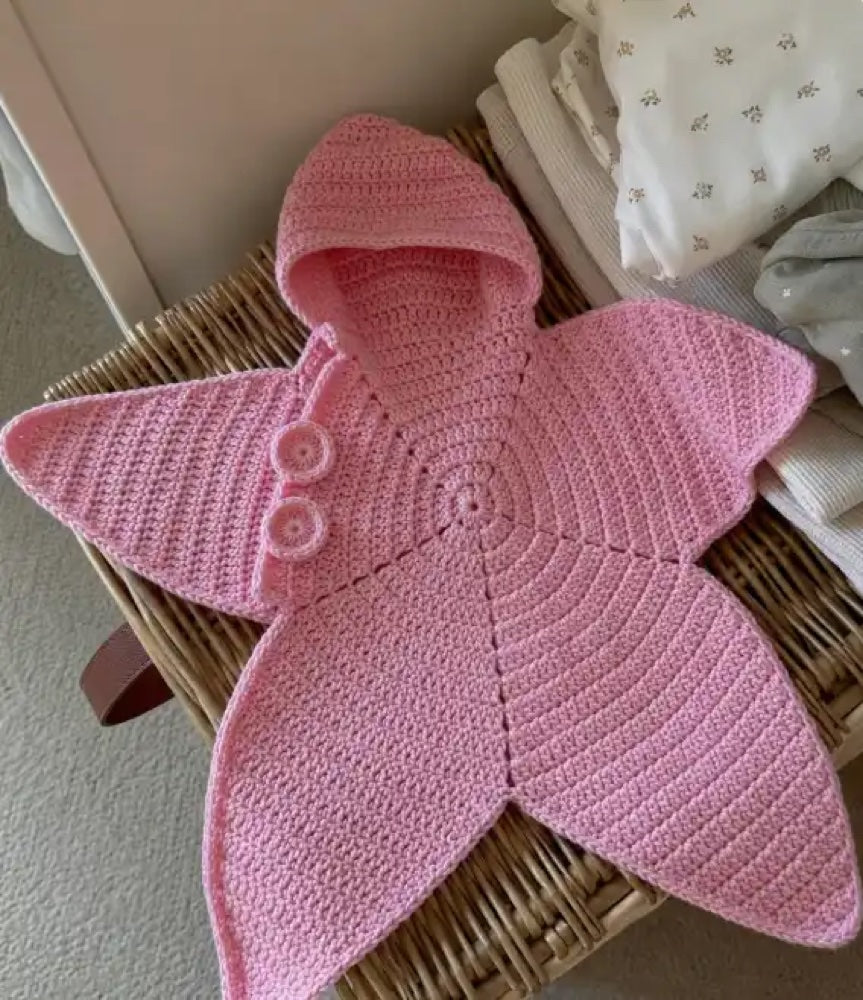 Pink Baby Star Suit at home
